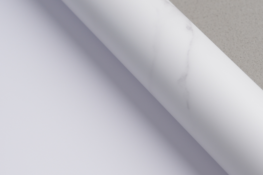 فیلم تزئینی پی وی سی چاپ مرمر سفید جاز
